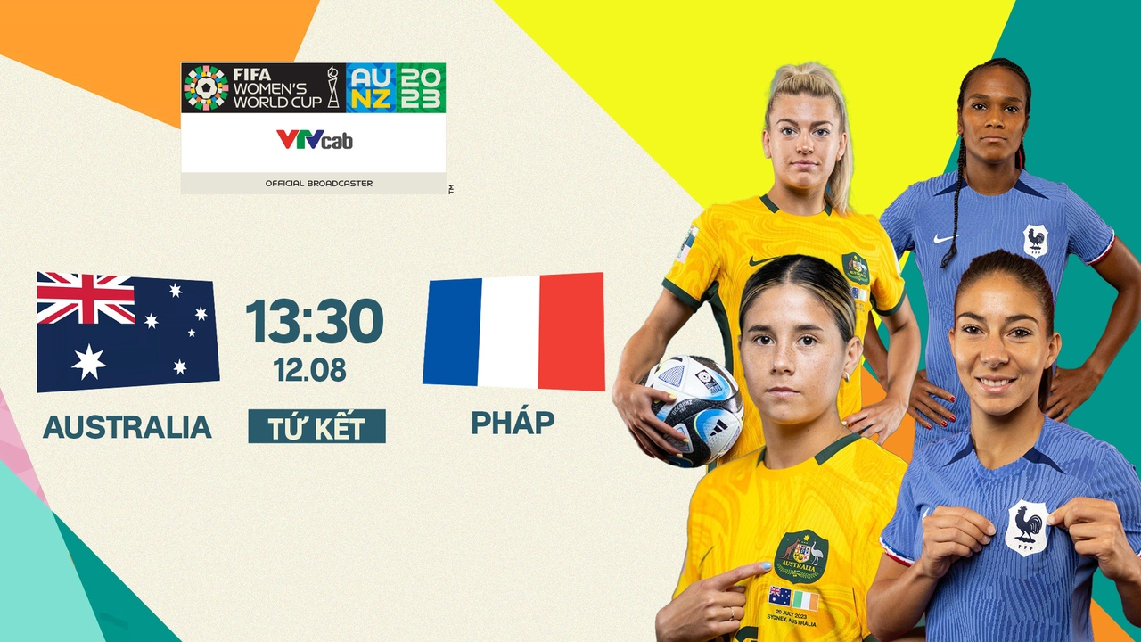 Link xem trực tiếp Pháp và Australia (tứ kết World Cup nữ 2023)

